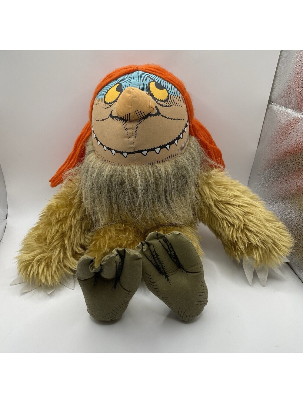 Vintage 1980 Where the Wild Things Are Sipi Plush Doll 17"